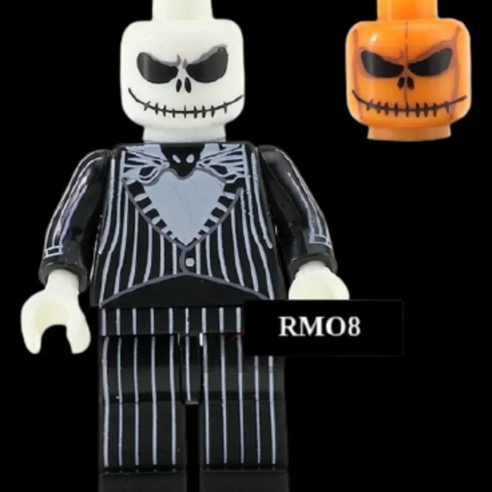 Set of 2 - Nightmare Before Christmas Jack and Sally Minifigures